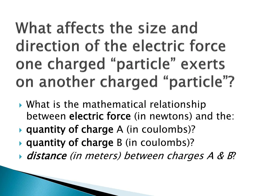 what is the mathematical relationship between