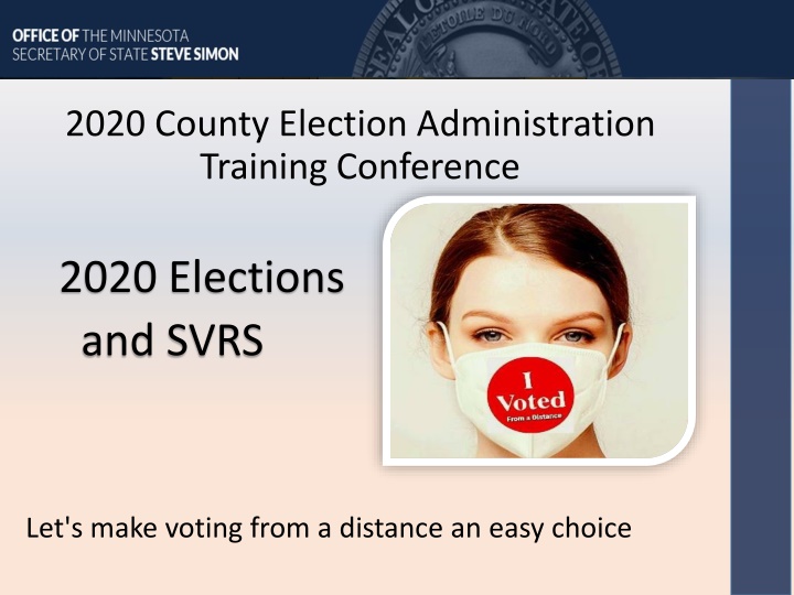 2020 county election administration training