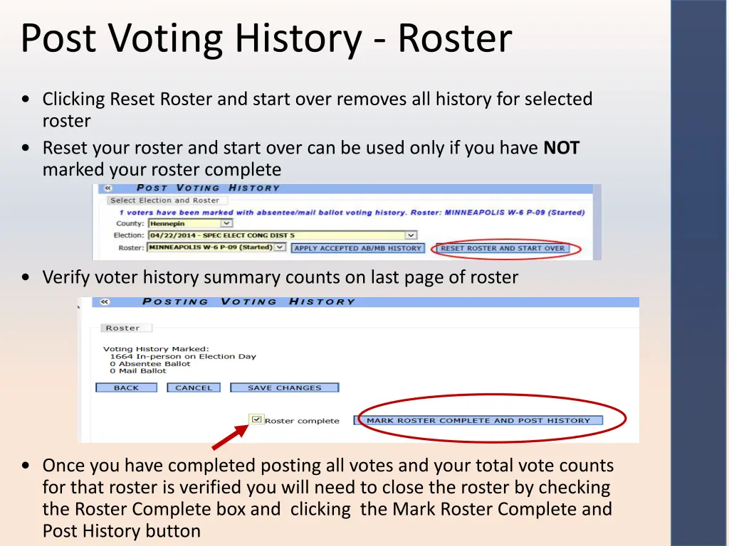 post voting history roster 1