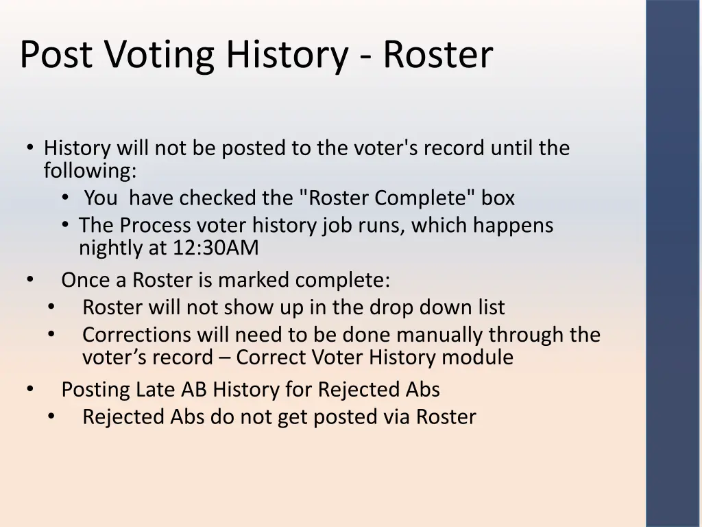 post voting history roster 2