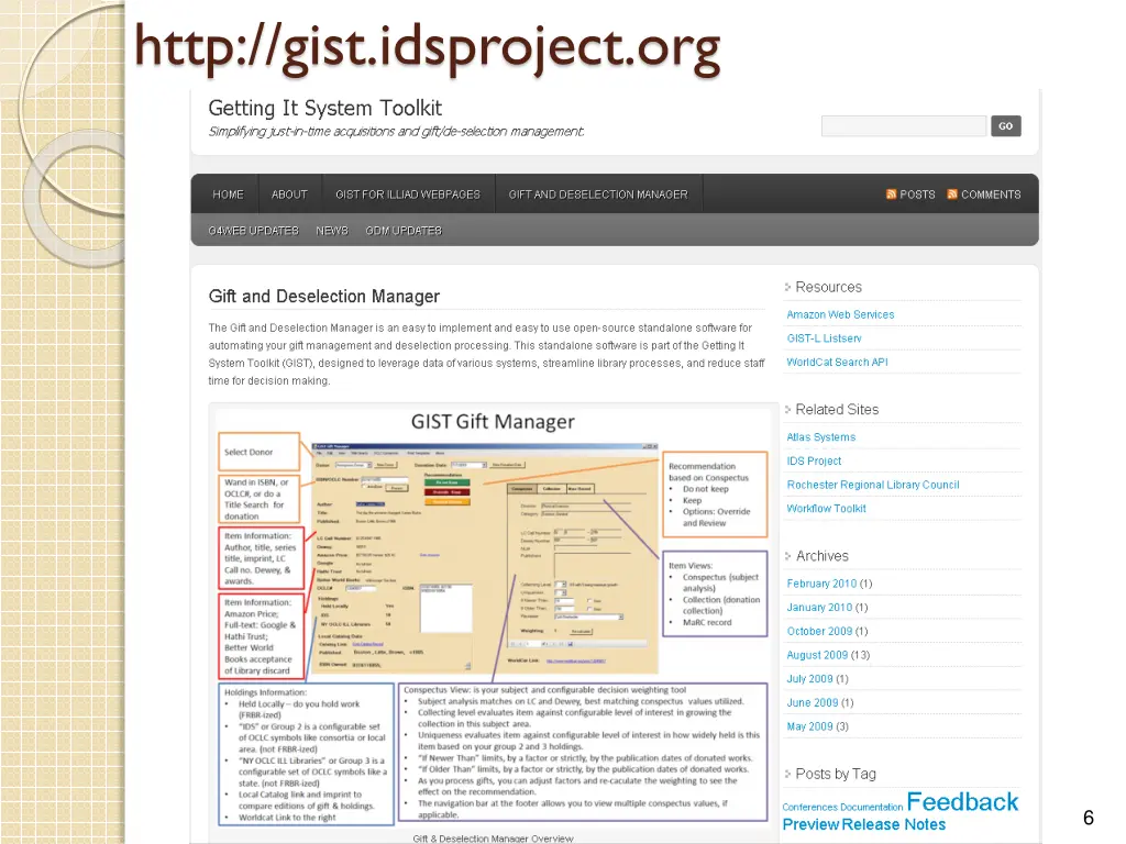 http gist idsproject org