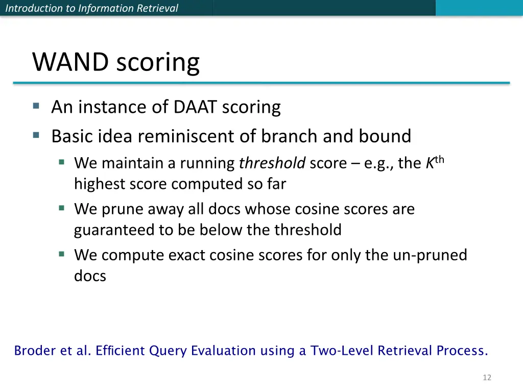 introduction to information retrieval 7