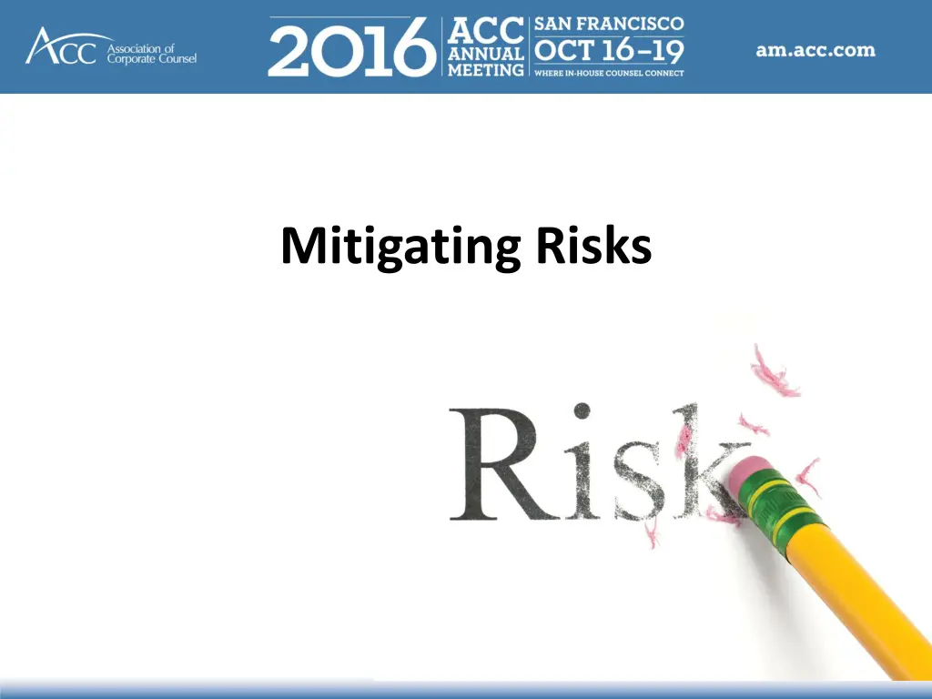 mitigating risks