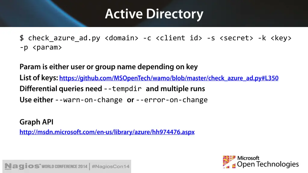 check azure ad py domain c client id s secret