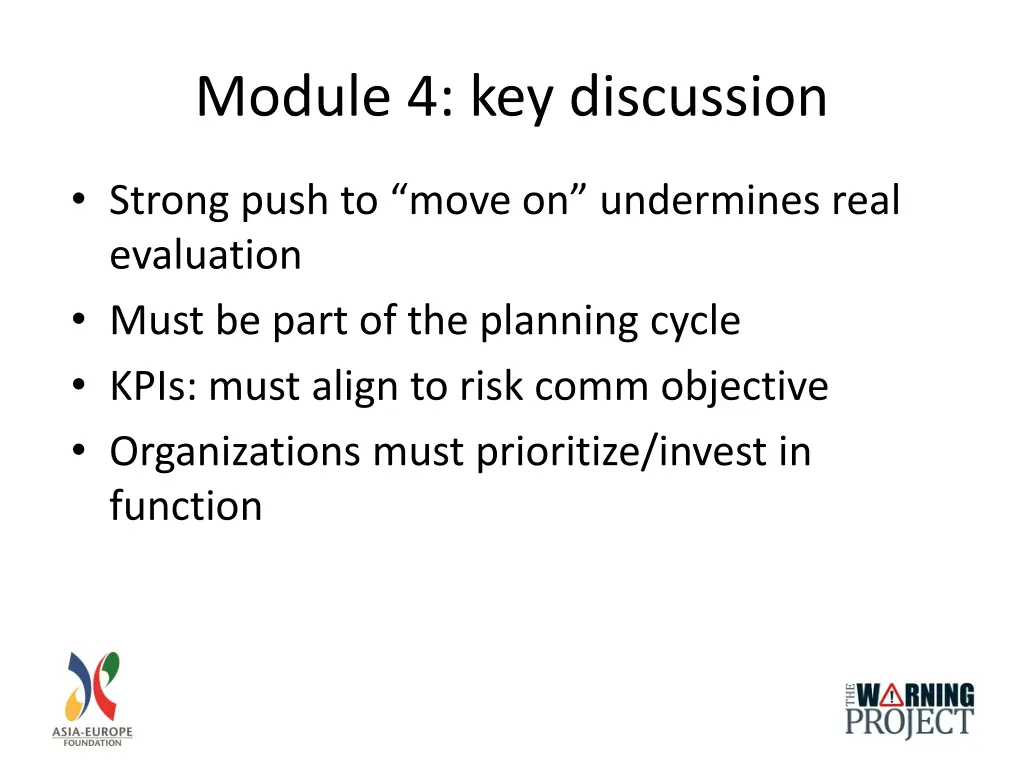 module 4 key discussion