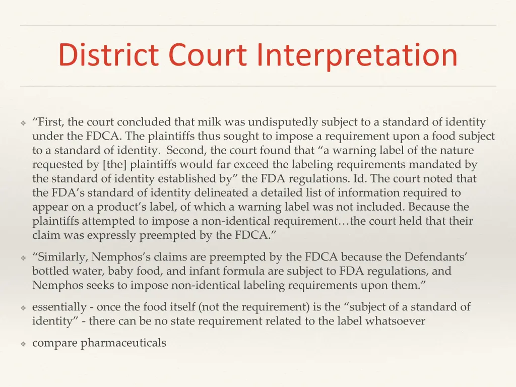 district court interpretation 1