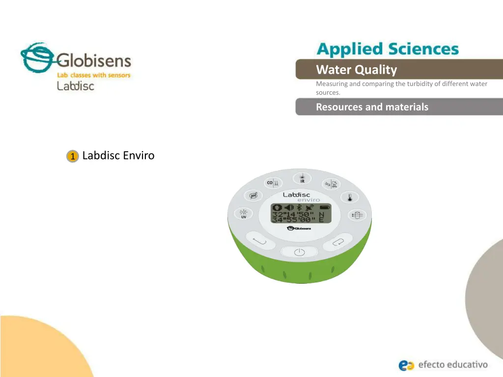 water quality measuring and comparing 6