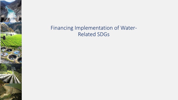 financing implementation of water related sdgs