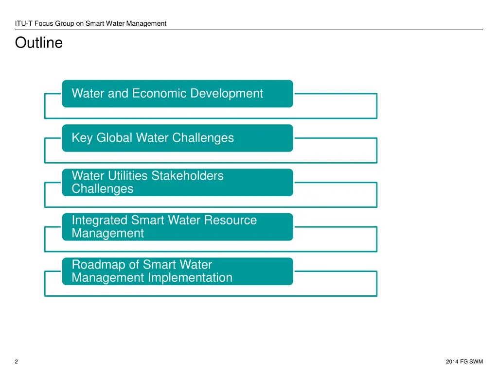 itu t focus group on smart water management 1