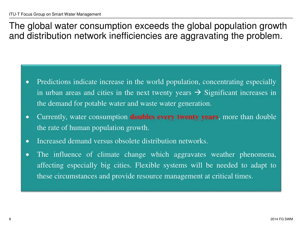 itu t focus group on smart water management 5