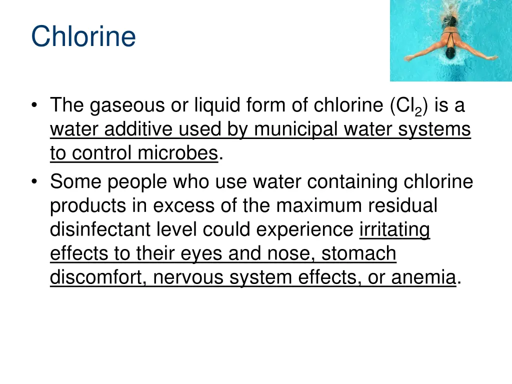 chlorine