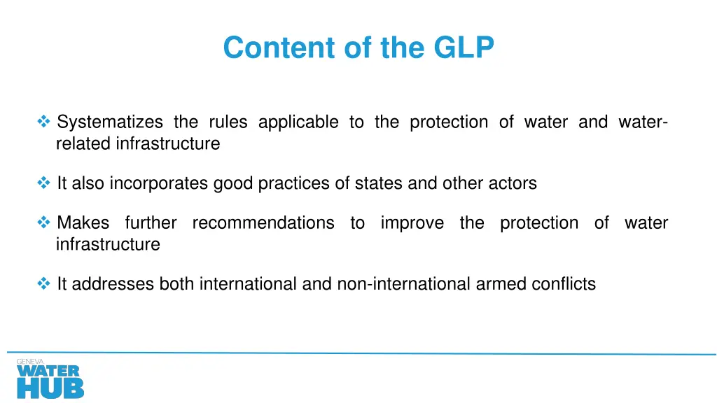 content of the glp