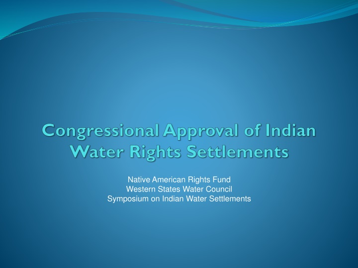 native american rights fund western states water