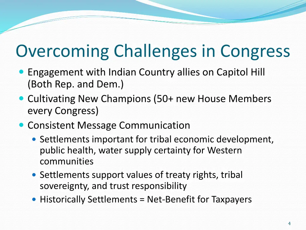 overcoming challenges in congress engagement with