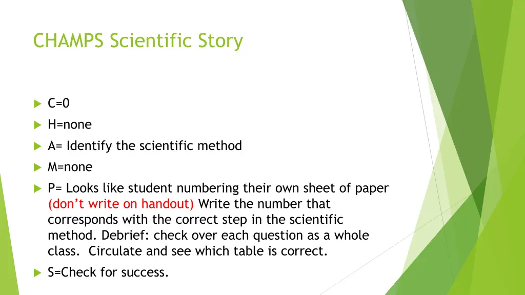 champs scientific story