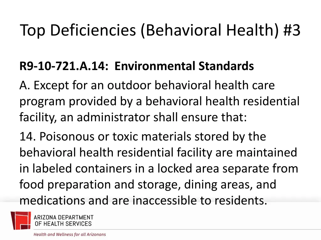 top deficiencies behavioral health 3