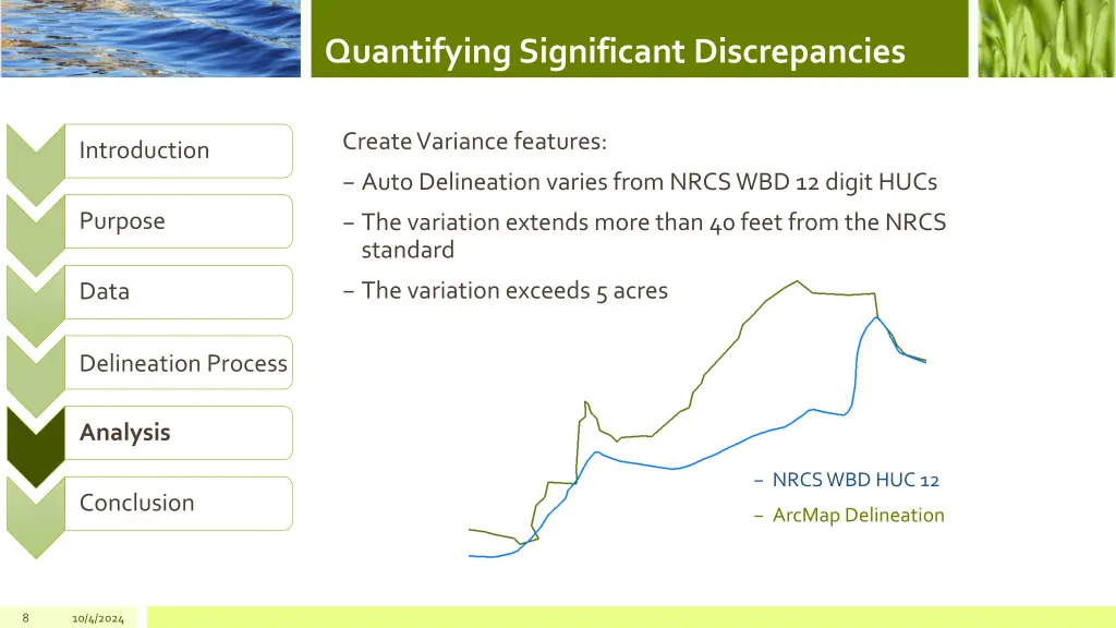 quantifying significant discrepancies