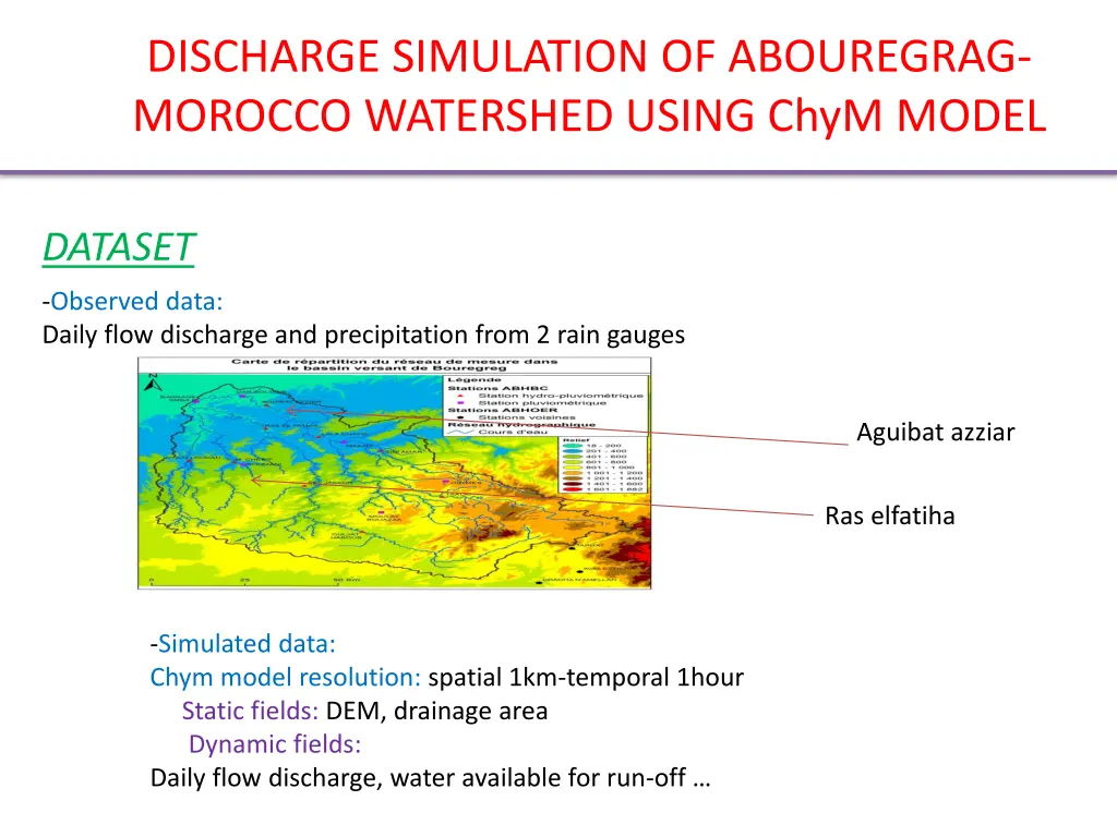 discharge simulation of abouregrag morocco 3