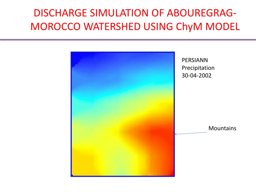 discharge simulation of abouregrag morocco 7