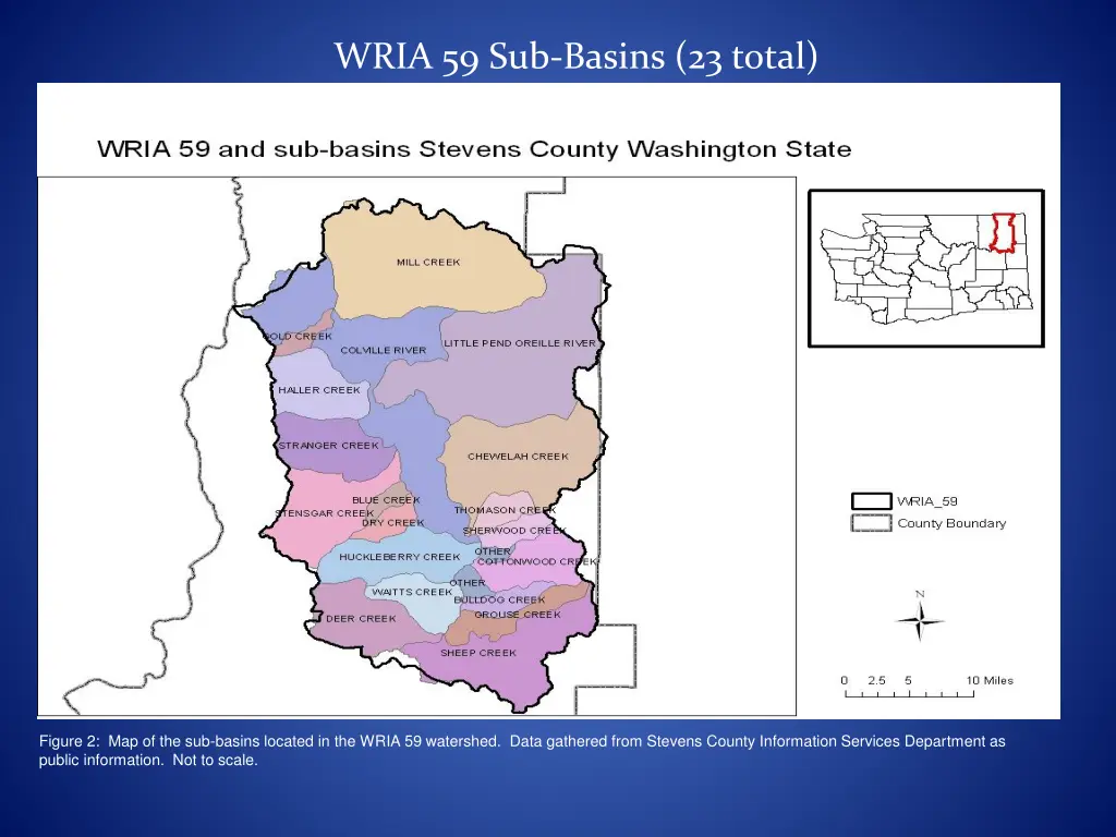 wria 59 sub basins 23 total