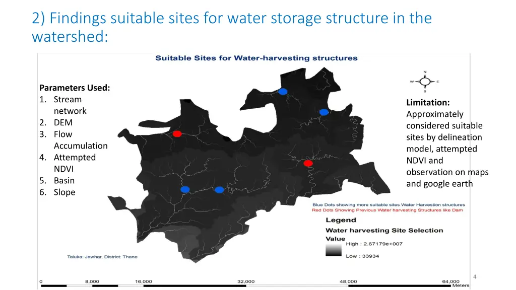 2 findings suitable sites for water storage