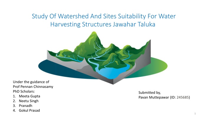 study of watershed and sites suitability