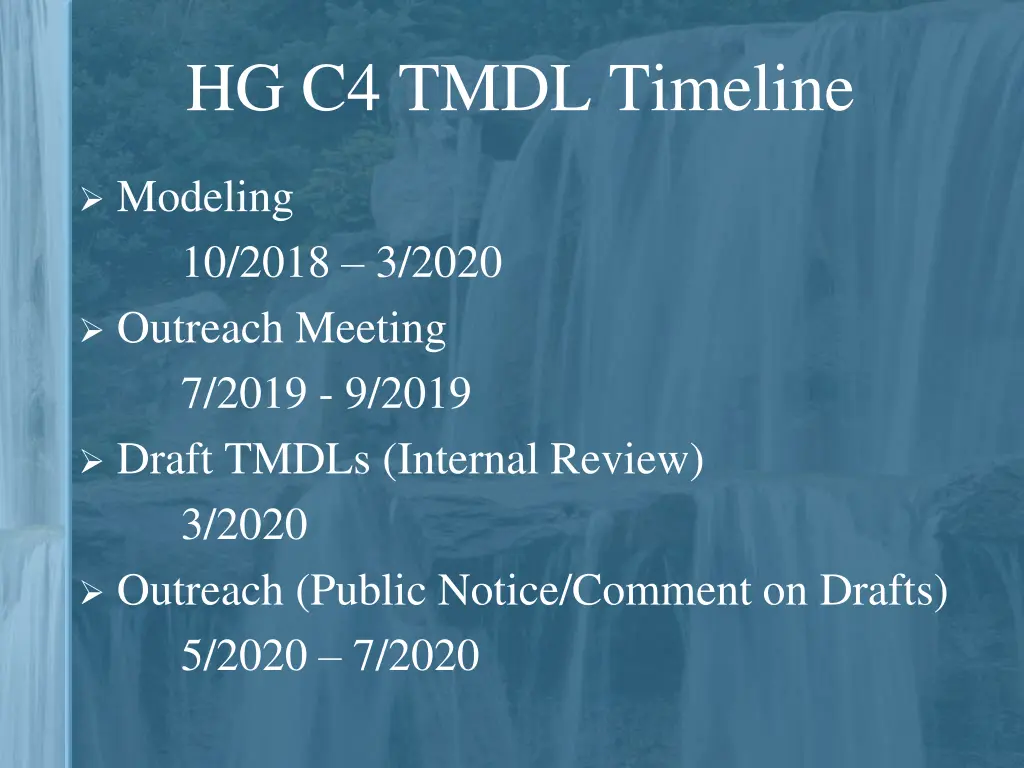 hg c4 tmdl timeline 1