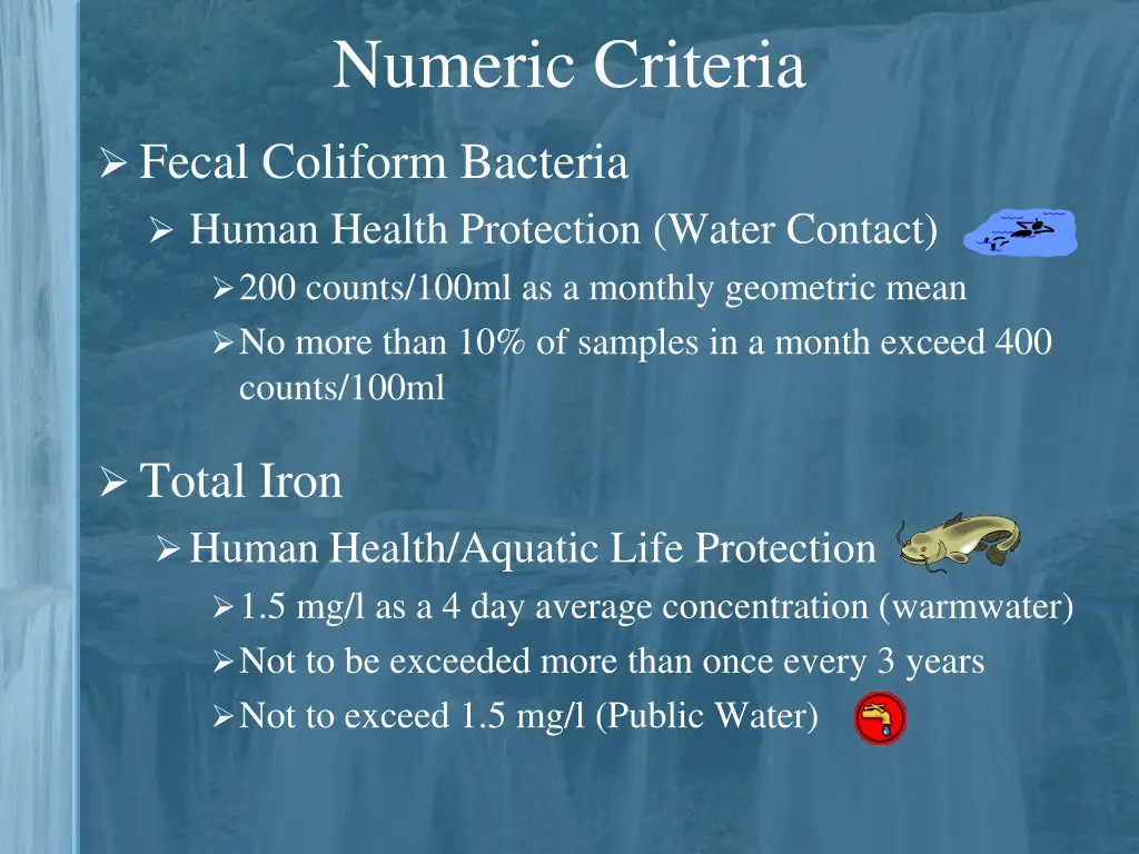 numeric criteria