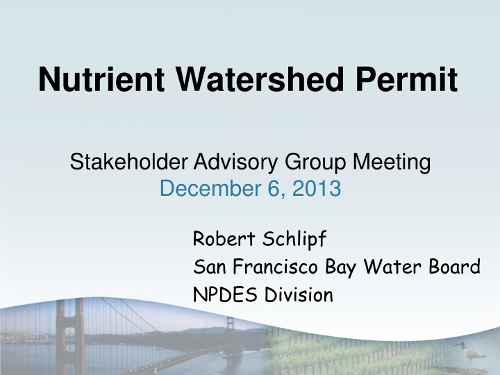 nutrient watershed permit