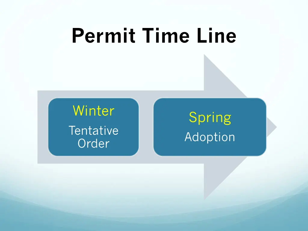 permit time line