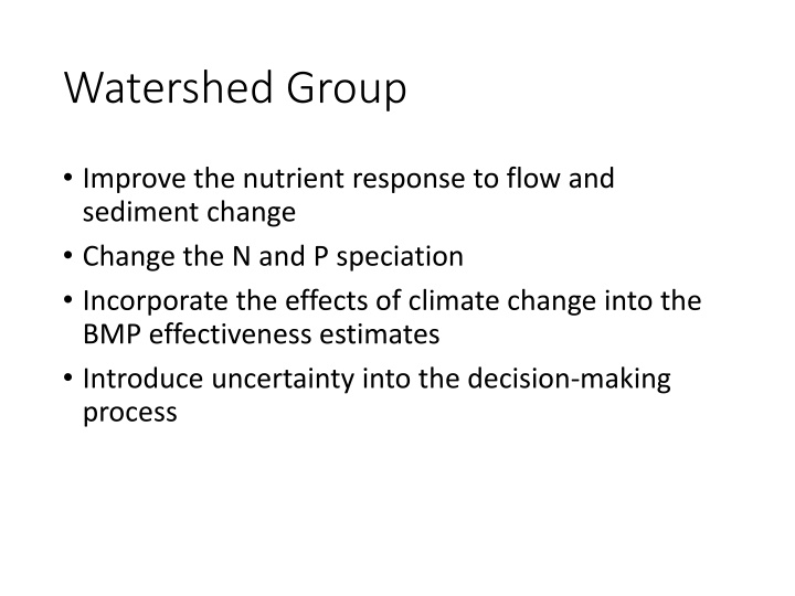 watershed group