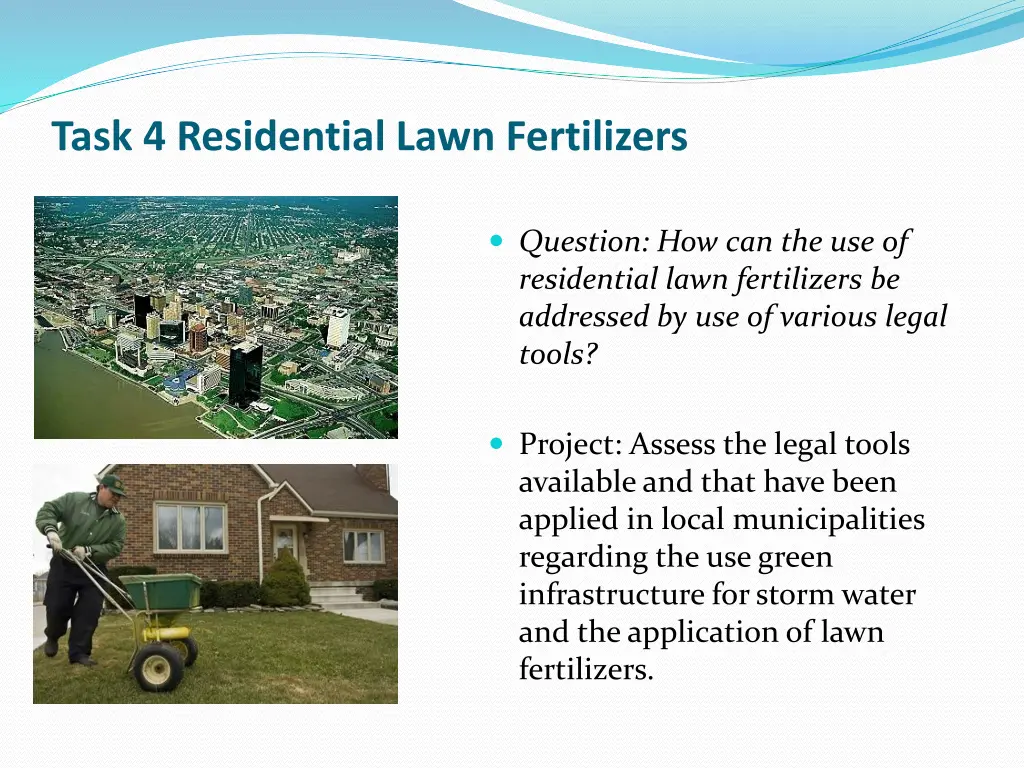 task 4 residential lawn fertilizers