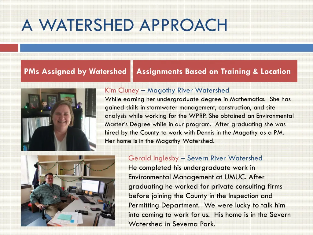 a watershed approach 2