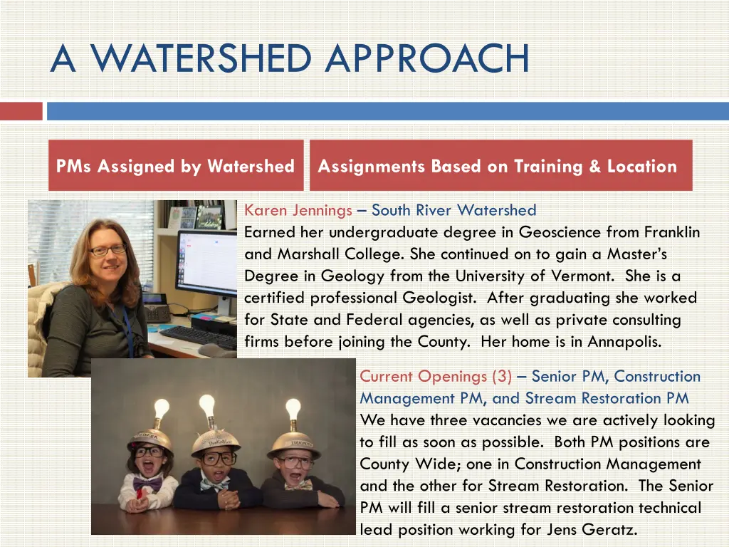 a watershed approach 3