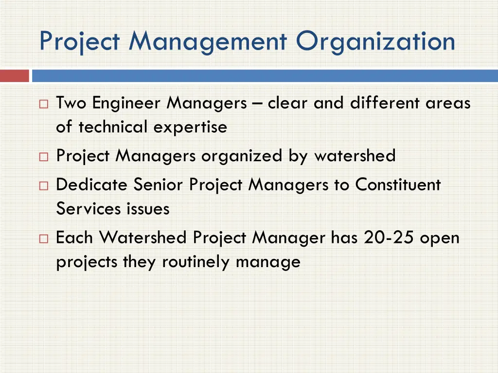 project management organization