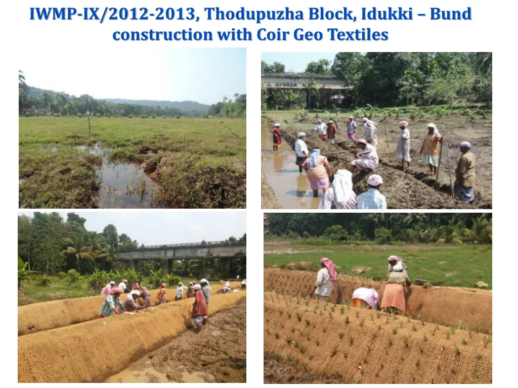 iwmp ix 2012 2013 thodupuzha block idukki bund