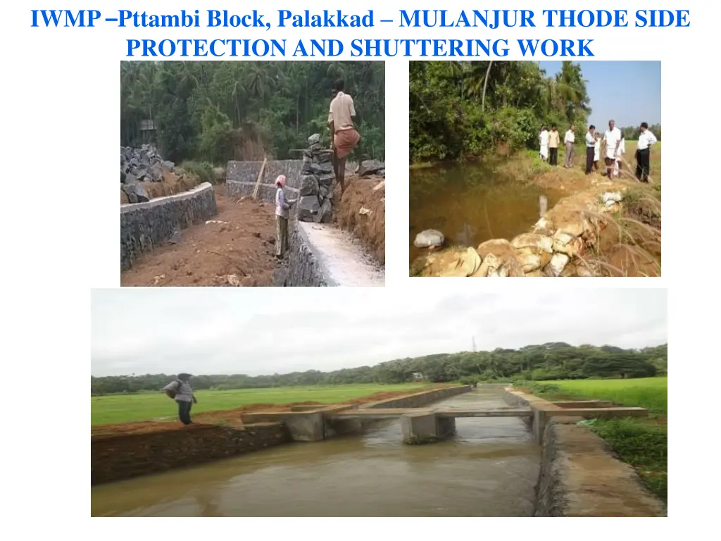 iwmp pttambi block palakkad mulanjur thode side