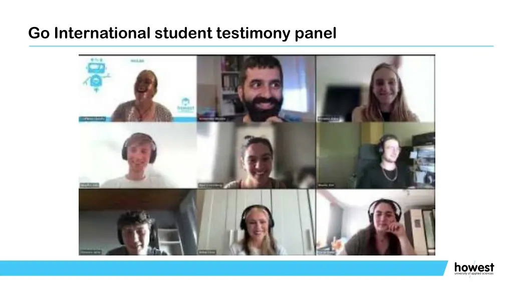 go international student testimony panel