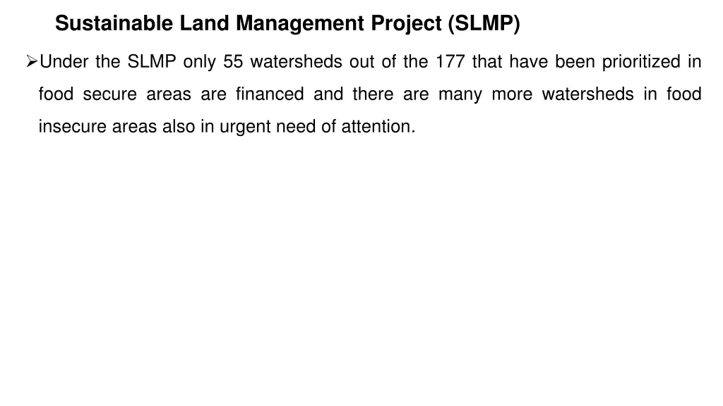 sustainable land management project slmp