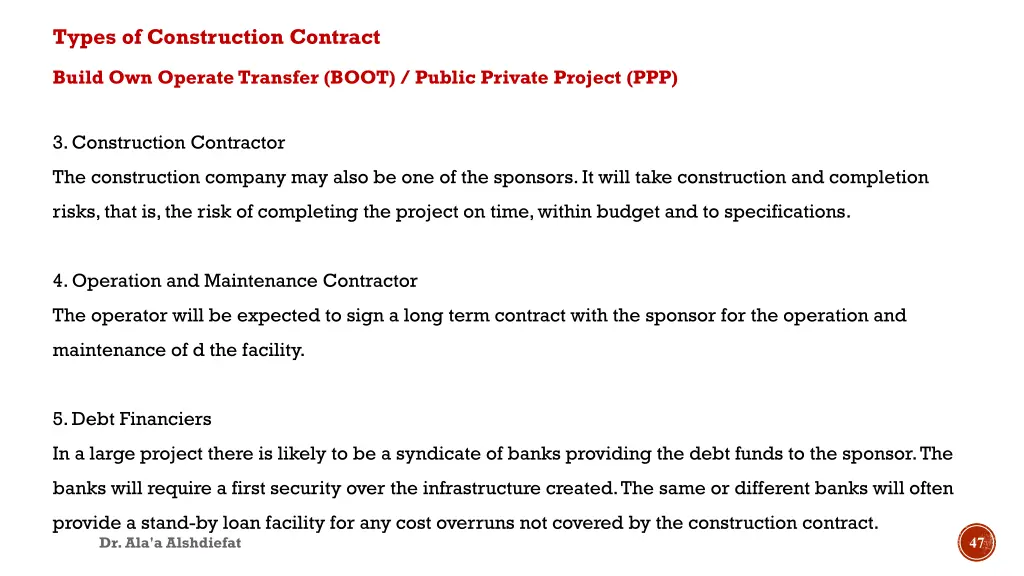 types of construction contract 4