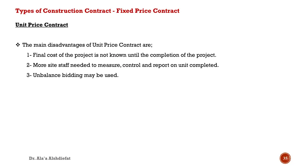 types of construction contract fixed price 6