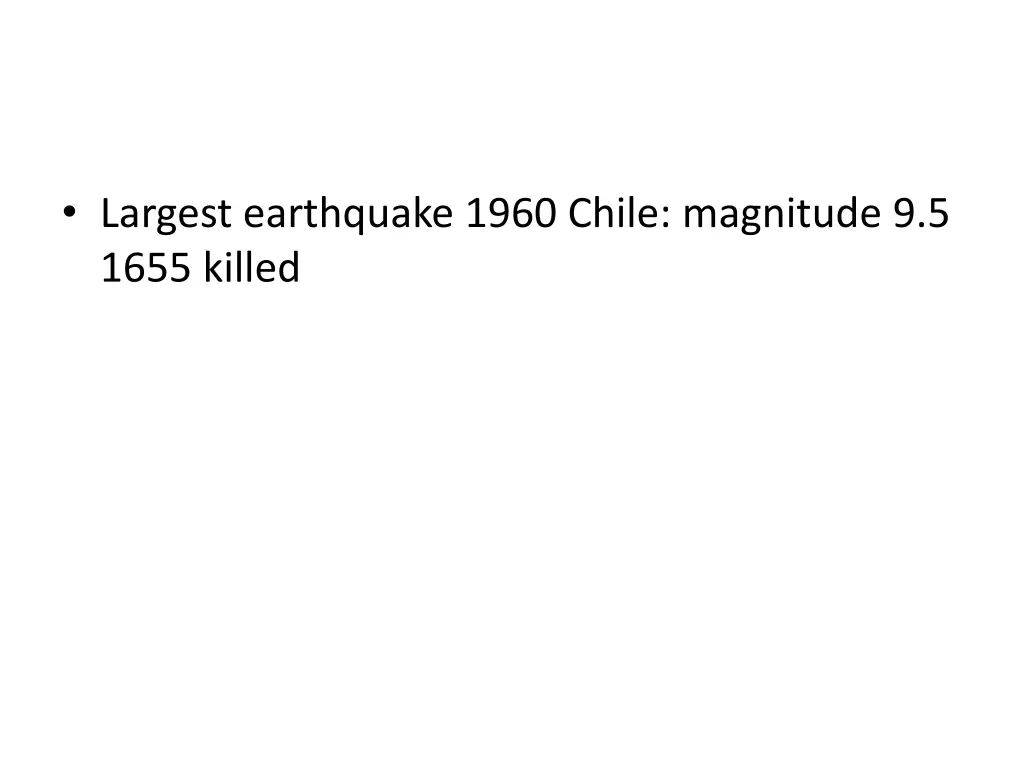 largest earthquake 1960 chile magnitude 9 5 1655