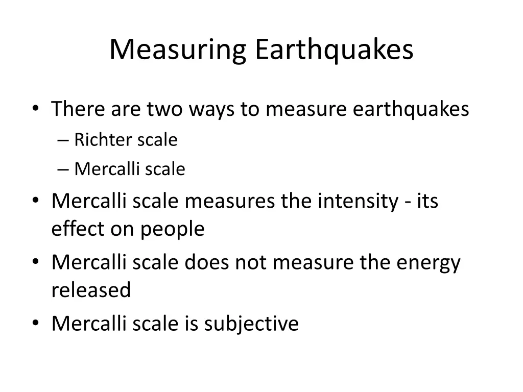 measuring earthquakes 1