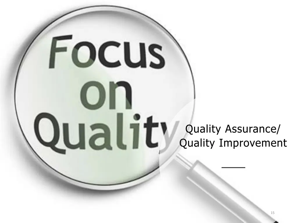 quality assurance quality improvement