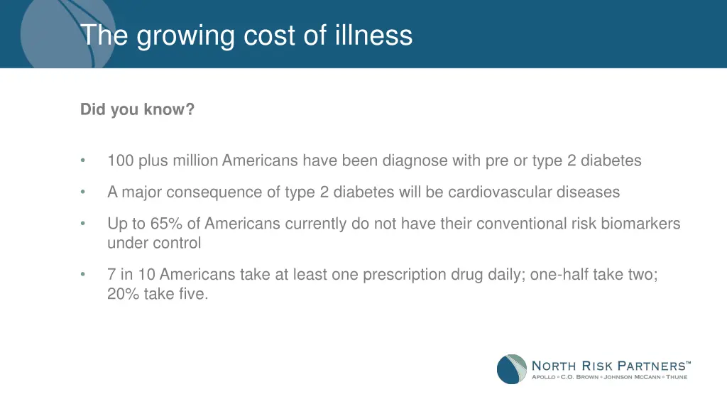 the growing cost of illness