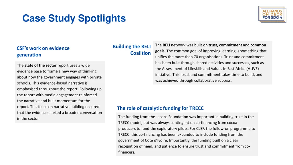 case study spotlights 1