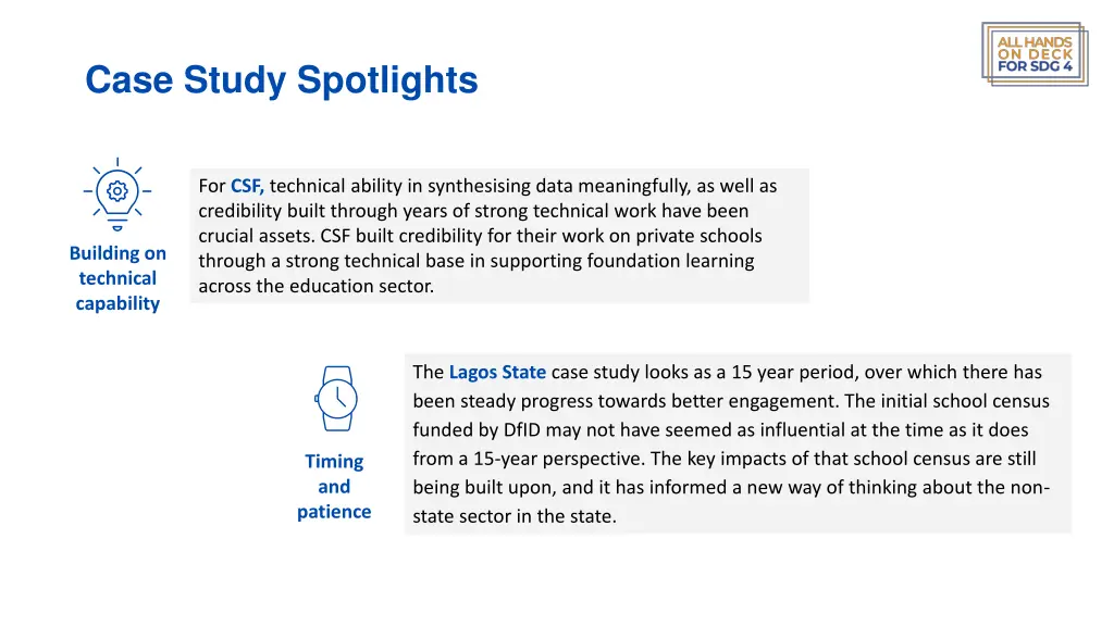 case study spotlights