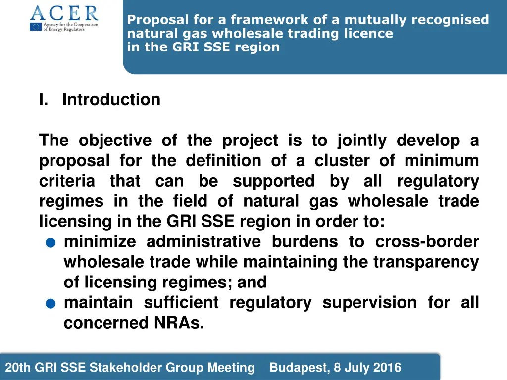 proposal for a framework of a mutually recognised 1