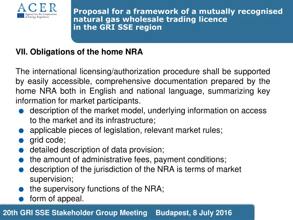 proposal for a framework of a mutually recognised 10