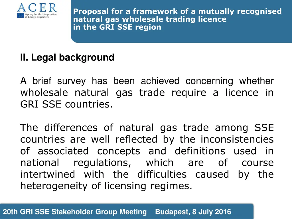 proposal for a framework of a mutually recognised 4